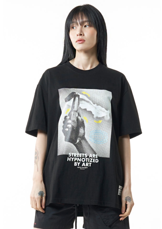 STIGMA(スティグマ) STRUGGLE STANDARD FIT T-SHIRTS BLACK