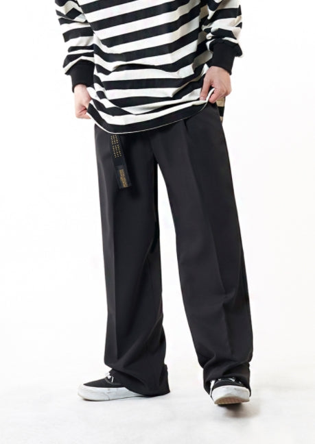 STIGMA(スティグマ) STGM WIDE SLACKS PANTS BLACK