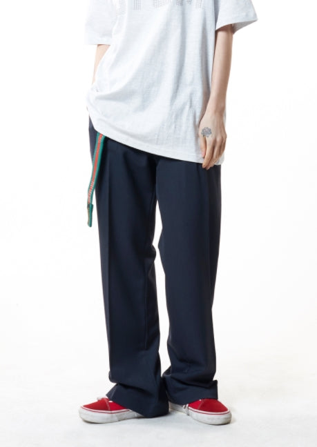 STIGMA(スティグマ) STGM WIDE SLACKS PANTS NAVY