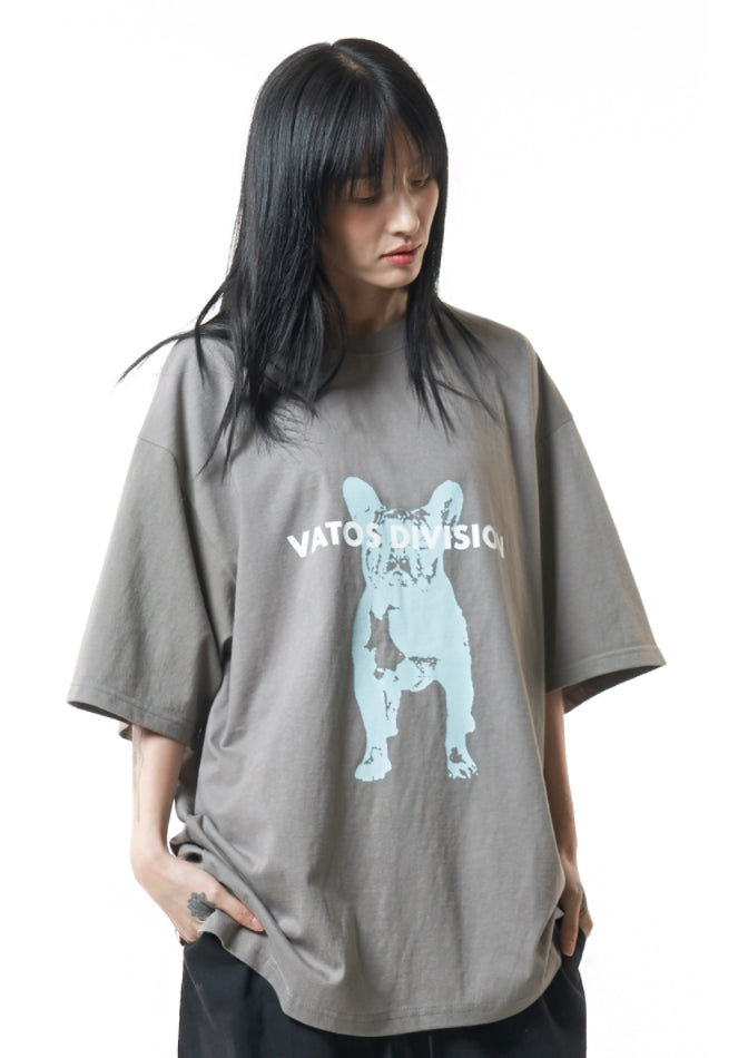 STIGMA(スティグマ) DOG OVERSIZED T-SHIRTS GRAY