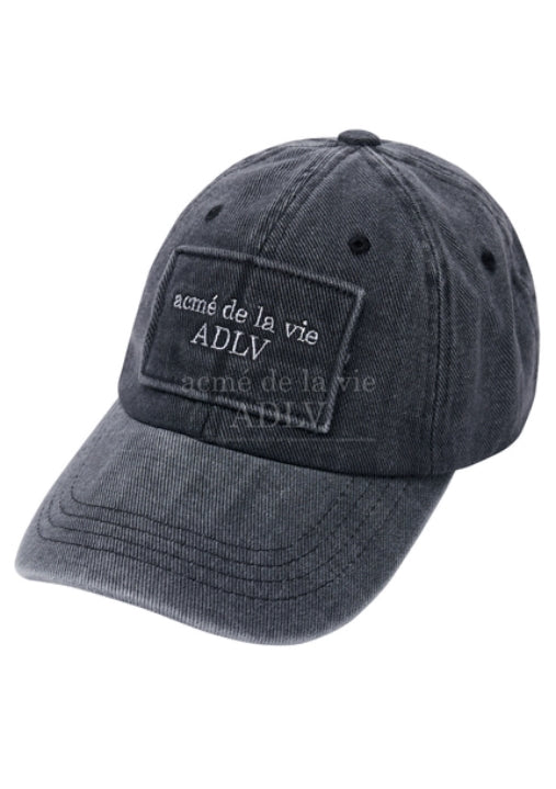 アクメドラビ(acme' de la vie) DENIM WASHING BALL CAP BLACK