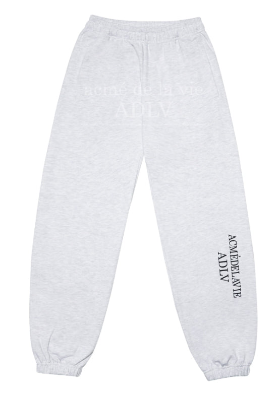 アクメドラビ(acme' de la vie) ESSENTIAL LOGO PANTS MELANGE