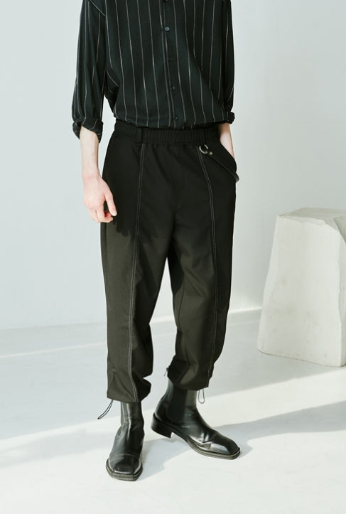 SSY(エスエスワイ) Front stitch string jogger slacks