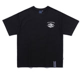 ロマンティッククラウン(ROMANTIC CROWN) ROMANTIC WOOD LOGO TEE_BLACK
