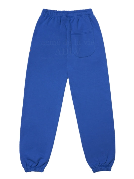 アクメドラビ(acme' de la vie) FRONT HANDPRINTING PANTS BLUE
