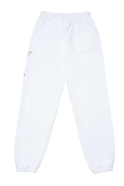 アクメドラビ(acme' de la vie) FRONT HANDPRINTING PANTS WHITE