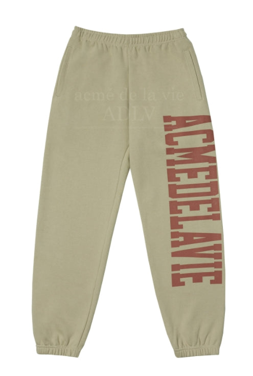 アクメドラビ(acme' de la vie) BIG CRACK LOGO PANTS BEIGE