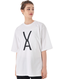 VARZAR(バザール)　VA Black Big Logo Short Sleeve T-shirt White