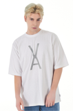 VARZAR(バザール)　VA Silver Big Logo Short Sleeve T-shirt White