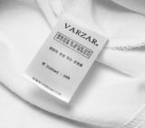 VARZAR(バザール)　VA Silver Big Logo Short Sleeve T-shirt White