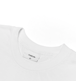 VARZAR(バザール)　Monogram Black Big Logo Short Sleeve T-shirt White