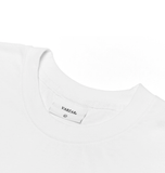 VARZAR(バザール)　3D Monogram Black Embroidery Short Sleeve T-shirt White