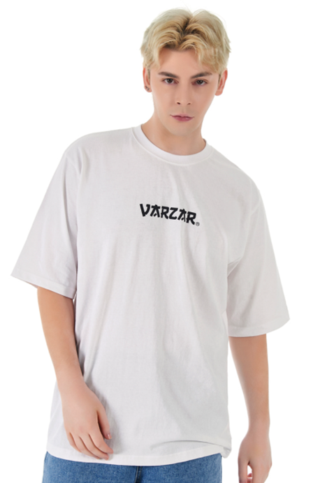VARZAR(バザール)　Signature Logo Short Sleeve T-shirt White
