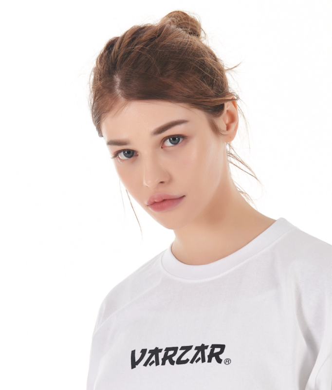 VARZAR(バザール)　Signature Logo Short Sleeve T-shirt White