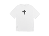 VARZAR(バザール)　Black Cross Logo Short Sleeve T-shirt White