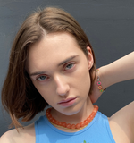 MONDAY EDITION(マンデイエディション) sugarplum necklace - orange