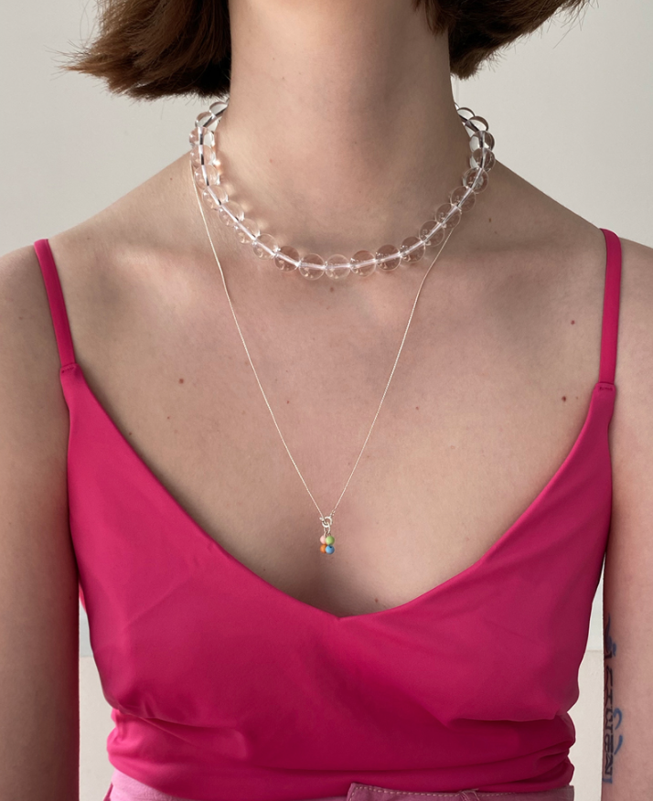 MONDAY EDITION(マンデイエディション) Sugarplum Necklace - Ice