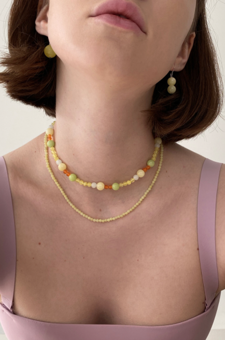 MONDAY EDITION(マンデイエディション) Lemon Sorbet Necklace