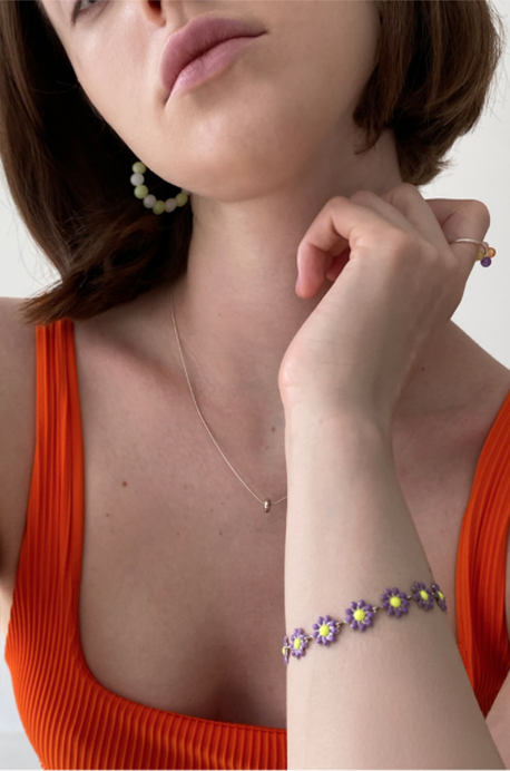 MONDAY EDITION(マンデイエディション) SARA's Silver Necklace