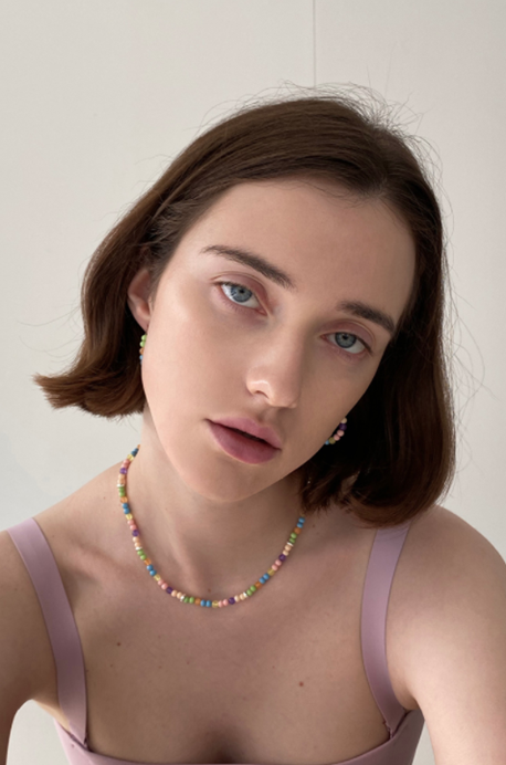 MONDAY EDITION(マンデイエディション) Milky Bubbles Necklace