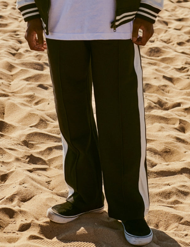 FM91.02 (エフエム91.02)　BASEBALL PANTS black(ivory)