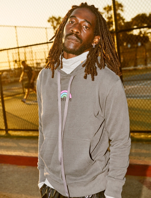 FM91.02 (エフエム91.02)　AMERICANA HOODY vintage deep grey