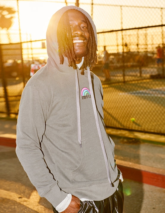 FM91.02 (エフエム91.02)　AMERICANA HOODY vintage deep grey