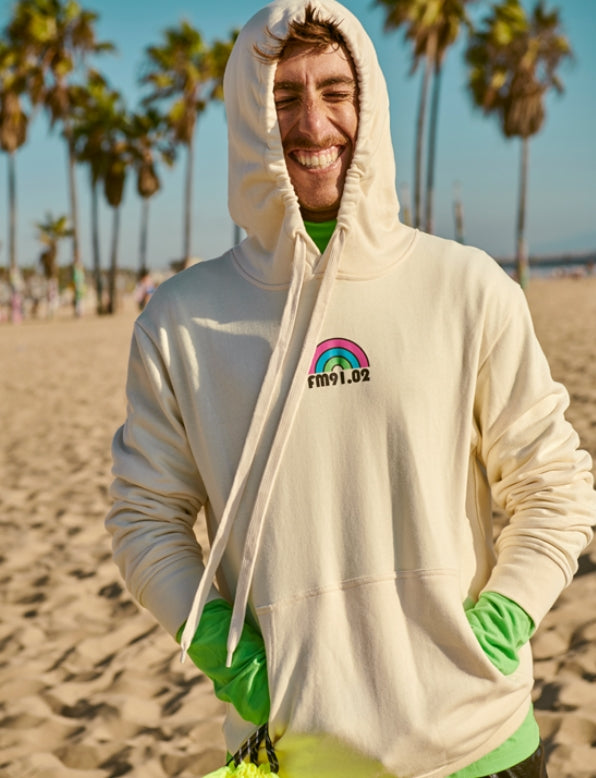 FM91.02 (エフエム91.02)　AMERICANA HOODY cream