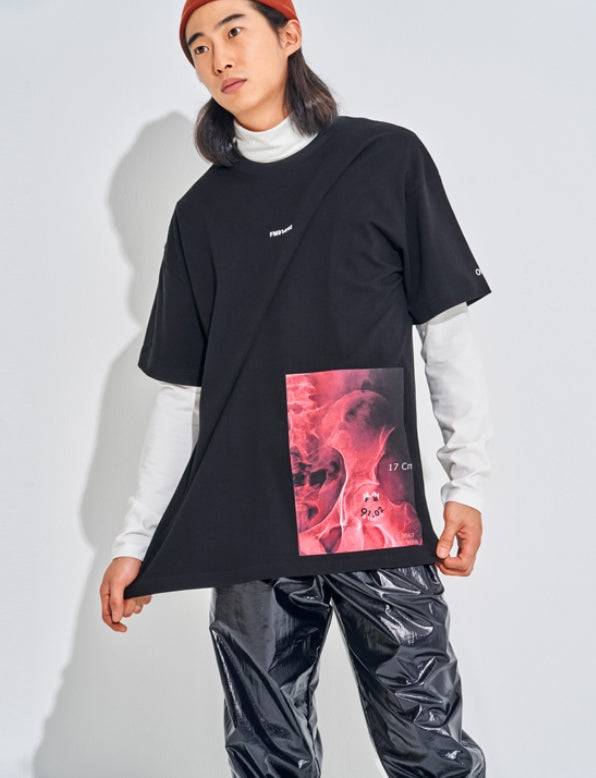 FM91.02 (エフエム91.02)　xPLAY T-SHIRT (Pelvis black)