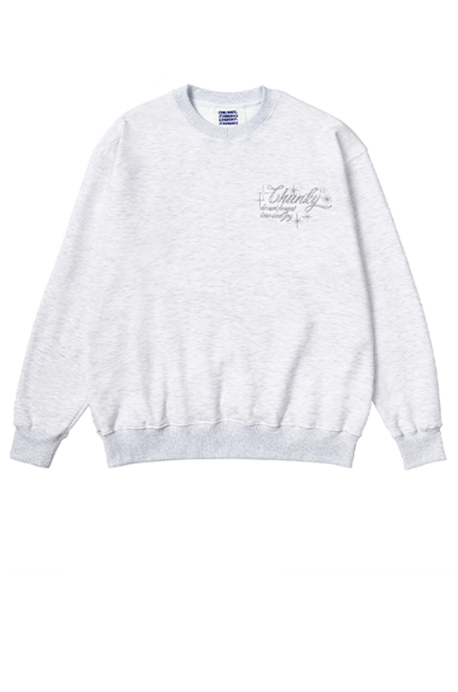CHUNKY (チャンキー)  GLITTER SWEAT SHIRT_gray
