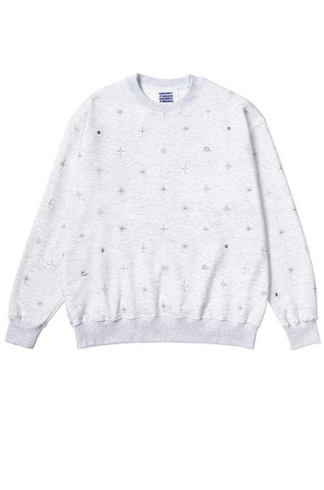 CHUNKY (チャンキー)  MGLITTER SWEAT SHIRT_gray