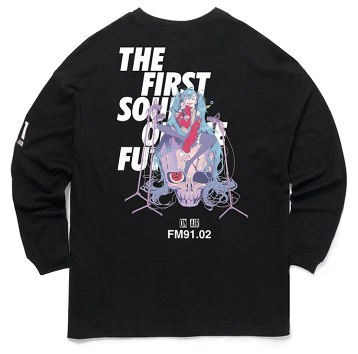 FM91.02 (エフエム91.02)　xHM LONG SLEEVE black B