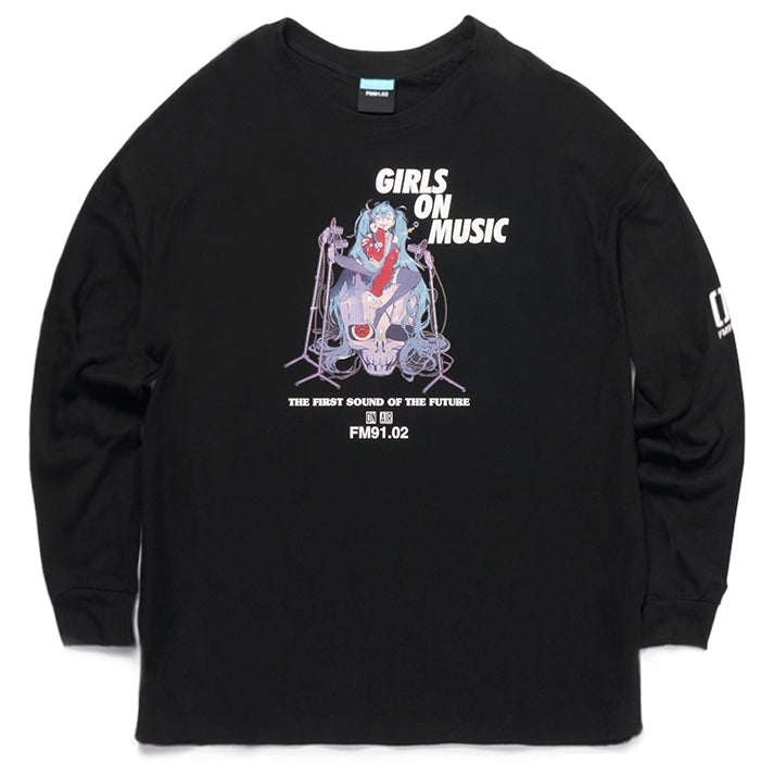 FM91.02 (エフエム91.02)　xHM LONG SLEEVE black F