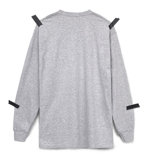 FM91.02 (エフエム91.02)　LOVE FM LONG SLEEVE SPORTS GREY