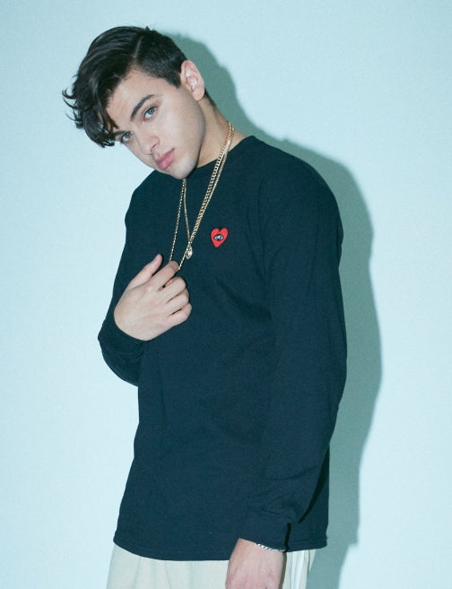 FM91.02 (エフエム91.02)　LOVE FM LONG SLEEVE SPORTS BLACK