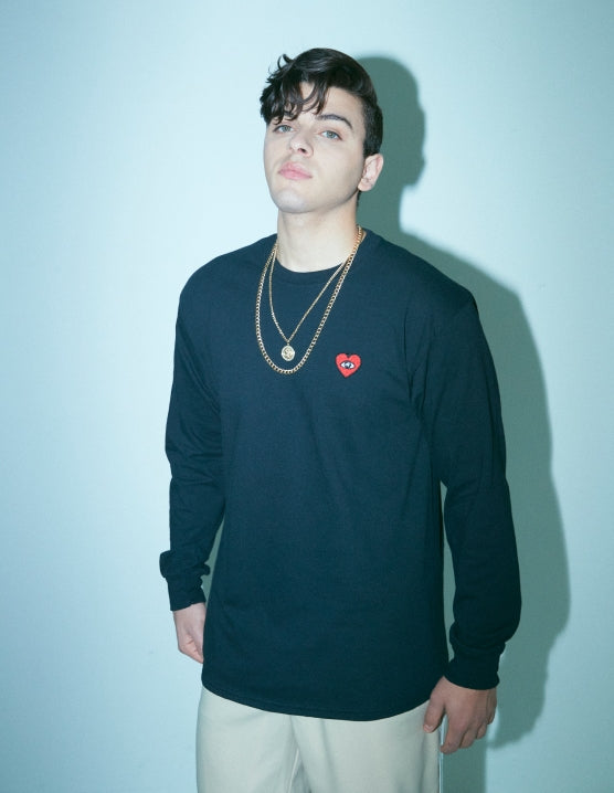 FM91.02 (エフエム91.02)　LOVE FM LONG SLEEVE SPORTS BLACK