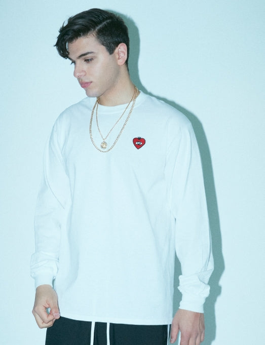 FM91.02 (エフエム91.02)　LOVE FM LONG SLEEVE SPORTS WHITE