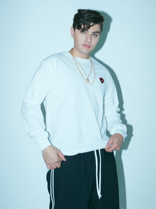 FM91.02 (エフエム91.02)　LOVE FM LONG SLEEVE SPORTS WHITE
