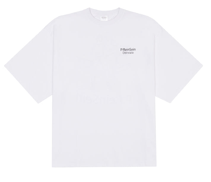 ReinSein（レインセイン）REINSEIN WHITE LONG LAYERED OBLI T-SHIRT