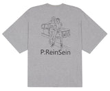 ReinSein（レインセイン）REINSEIN GRAY LONG LAYERED OBLI T-SHIRT