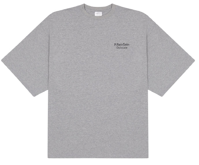 ReinSein（レインセイン）REINSEIN GRAY LONG LAYERED OBLI T-SHIRT