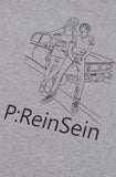ReinSein（レインセイン）REINSEIN GRAY LONG LAYERED OBLI T-SHIRT