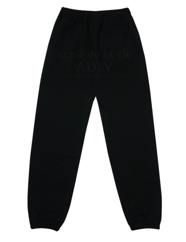 アクメドラビ(acme' de la vie) EMBOSSING LOGO PANTS BLACK