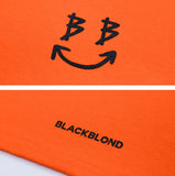 ブラックブロンド(BLACKBLOND) BBD Smile Logo Short Sleeve Tee (Orange)