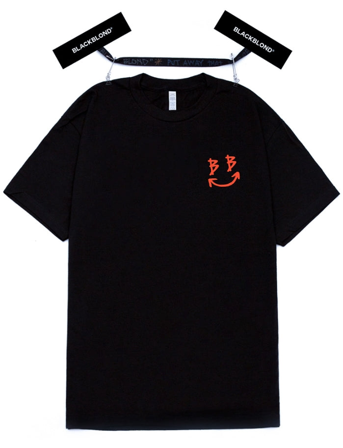 ブラックブロンド(BLACKBLOND) BBD Smile Logo Short Sleeve Tee (Black)