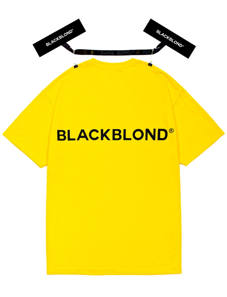 ブラックブロンド(BLACKBLOND) BBD Classic Smile Logo Short Sleeve Tee (Yellow)
