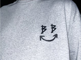 ブラックブロンド(BLACKBLOND) BBD Classic Smile Logo Short Sleeve Tee (Gray)