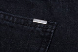 ブラックブロンド(BLACKBLOND)  BBD Smile Graffiti Logo Denim Shorts (Black)