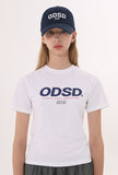 Odd Studio (オッドスタジオ)　Odd Studio ODSD LOGO SLIM-FIT T-shirt - WHITE