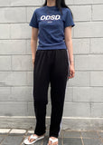 Odd Studio (オッドスタジオ)　Odd Studio ODSD LOGO SLIM-FIT T-shirt - DUST BLUE